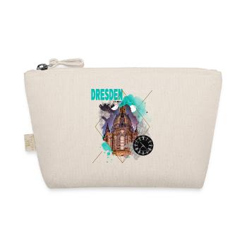 Dresden Germany City Skyline Vintage Retro - Organic Pouch - nature - Front