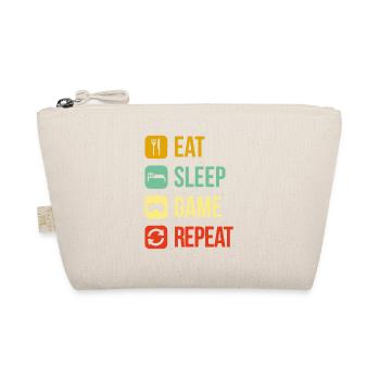 eat sleep repeat video game - Trousse biologique - nature - Devant