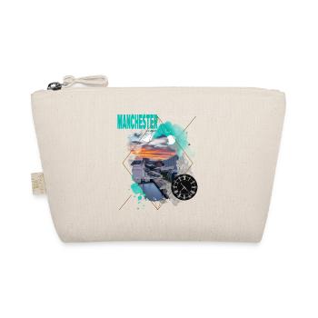 Manchester England UK Stadt Skyline Vintage Retro - Bio-Täschchen - Natur - Vorne