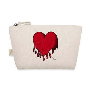 My heart melts - Organic Pouch - nature - Front