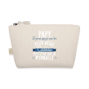 Papy ton plus beau cadeau cadeau grand père - Trousse biologique - nature - Devant