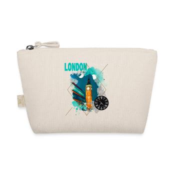 Londres Angleterre UK City Skyline Vintage Retro - Trousse biologique - nature - Devant
