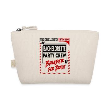 Junggesellinnenabschied Bruder der Braut Party - Bio-Täschchen - Natur - Vorne