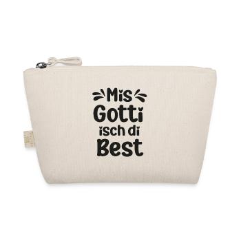 Mis Gotti isch di best Patentante Taufe Patin - Bio-Täschchen - Natur - Vorne