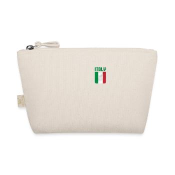 Italy Flag Italia - Organic Pouch - nature - Front