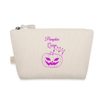 Pumpkin Queen Halloween Design - Organic Pouch - nature - Front