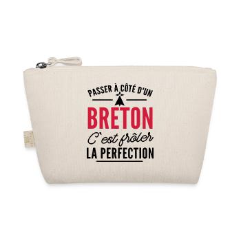 Breton et perfection / cadeau breton - Trousse biologique - nature - Devant