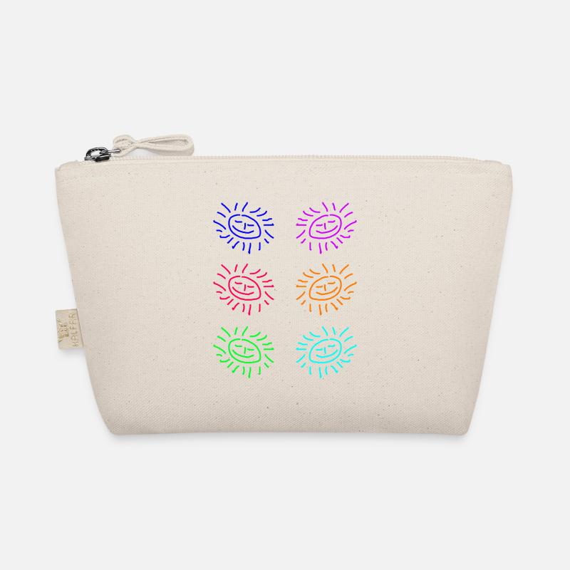 Sun Sticker Blue Turqis Organic Pouch