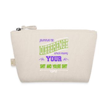joke writer funny quote editor funny novel awesome - Bio-Täschchen - Natur - Vorne