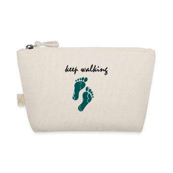 Keep walking - go on! - Organic Pouch - nature - Front