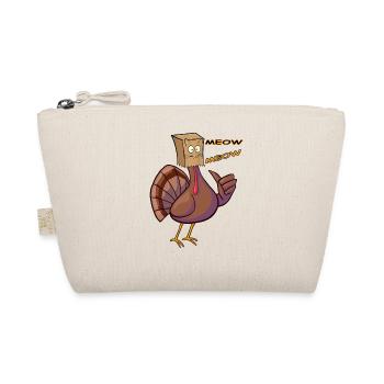 Thanksgiving drôle dinde faux chat rétro miaou - Trousse biologique - nature - Devant