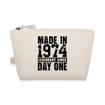 Made in 1974, Legendary Since Day One - Organic Pouch - nature - Front