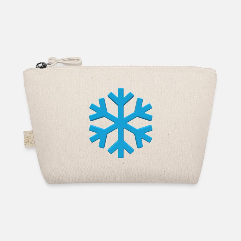 Snowflake Snow Winter cold icefrost Organic Pouch