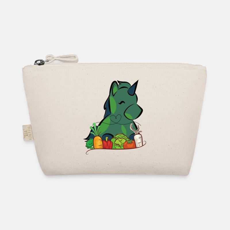 Veggie Einhorn - Bio-Täschchen - Natur