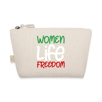 Women Life Freedom Iran Frauen Frau Frauenrechte - Bio-Täschchen - Natur - Vorne