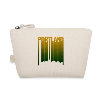 Portland Skyline Gradient - Organic Pouch - nature - Front