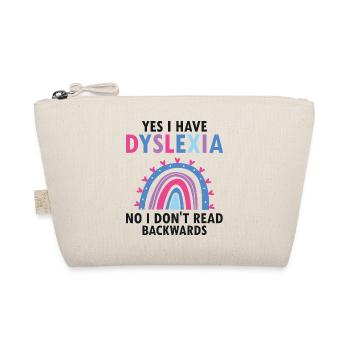 Dyslexia Therapy for Dyslexia Month - Organic Pouch - nature - Front
