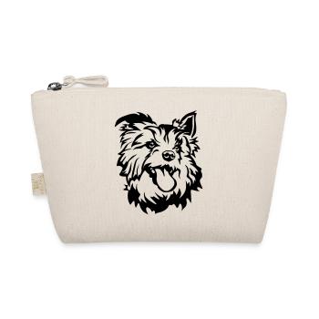 Australian Terrier Kopf - Bio-Täschchen - Natur - Vorne