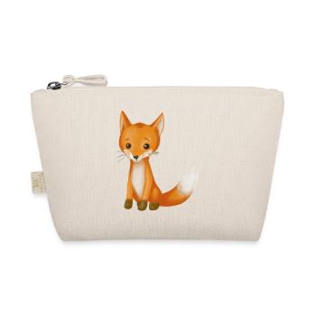 Baby Fuchs Geschenkidee Illustration - Bio-Täschchen - Natur - Vorne