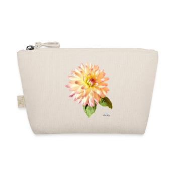 Fleurs de chrysanthèmes blanc jaunâtre avec un bord violet - Trousse biologique - nature - Devant