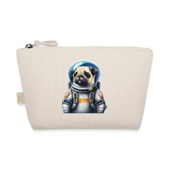 Chien carlin en combinaison spatiale Idée cadeau amusante - Trousse biologique - nature - Devant