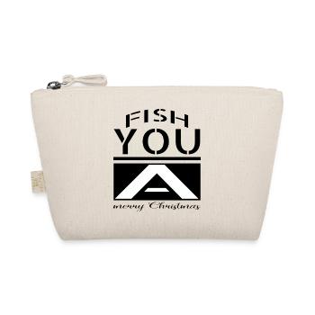 Cool Christmas Carolina Present Idea - Organic Pouch - nature - Front