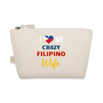 Philippines Filipina Flag Woman Marriage I Gift - Organic Pouch - nature - Front