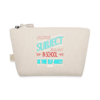 jokes present idea present funny sayings christmas - Organic Pouch - nature - Front