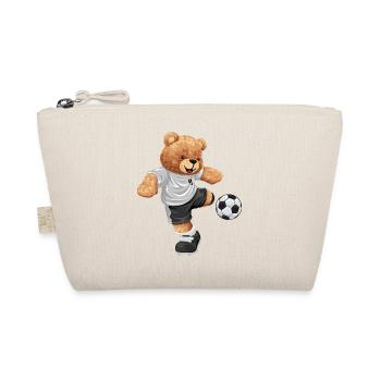 Teddy botteur en look football - Trousse biologique - nature - Devant