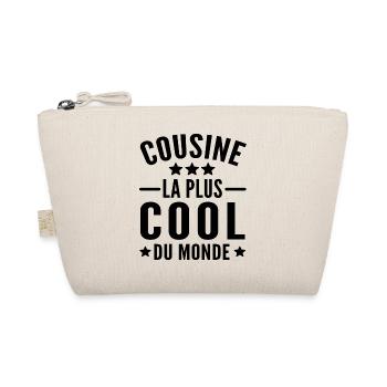 cousine la plus cool du monde / humour cousine - Trousse biologique - nature - Devant