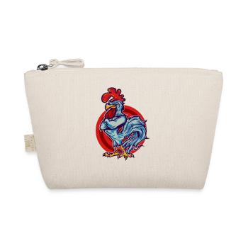 Rooster Hahn - Organic Pouch - nature - Front