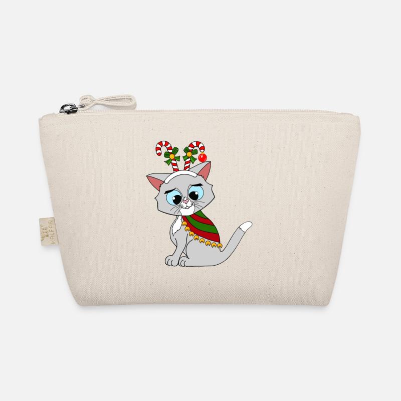 X-Mas Cat Organic Pouch