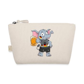 German fan elephant - Organic Pouch - nature - Front