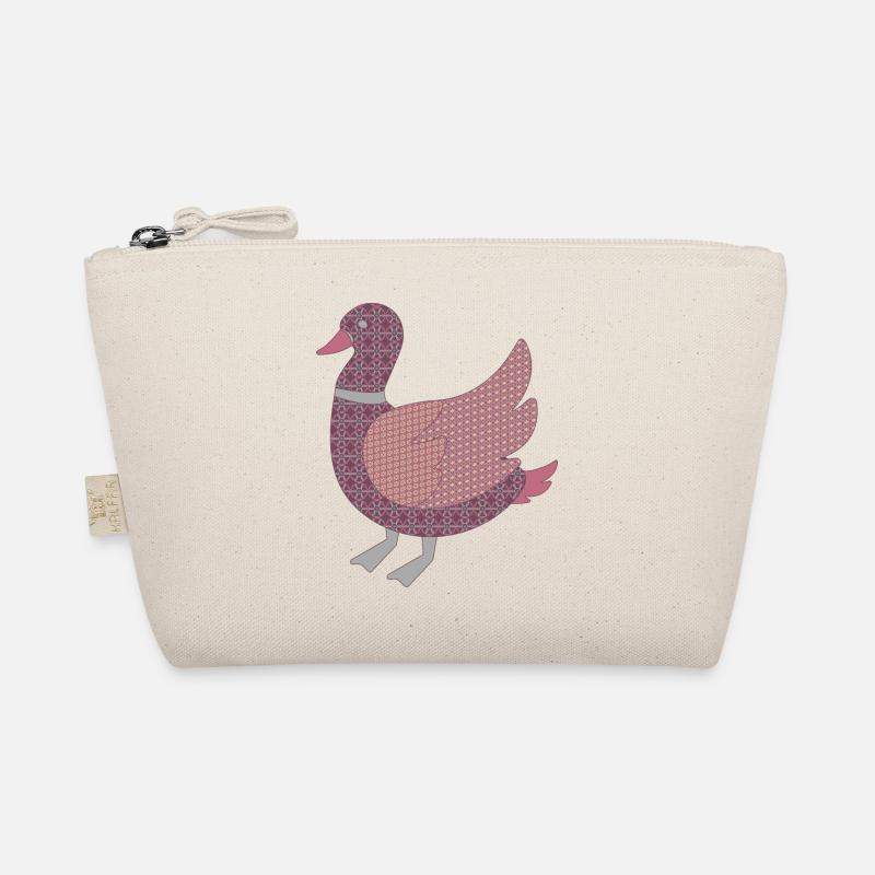 Canard décoré avec des motifs Trousse biologique