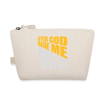 after god made me - Organic Pouch - nature - Front