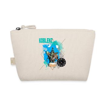 Koblenz Deutschland Stadt Skyline Vintage Retro - Bio-Täschchen - Natur - Vorne