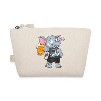 Argentinischer Fan Elefant - Bio-Täschchen - Natur - Vorne