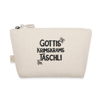 Gottis Krimskrams Täschli Gotti Schweiz Mami Grosi - Bio-Täschchen - Natur - Vorne