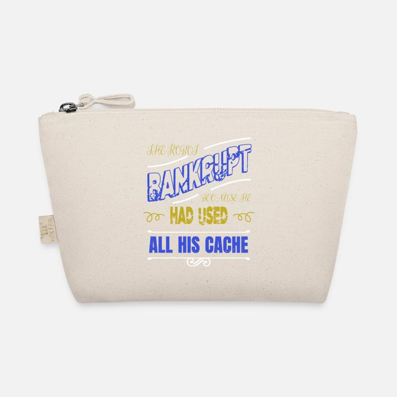 Hobbyists Robotics Tshirt Funny Quote Sci Fi - Organic Pouch - nature