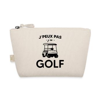 J'peux pas j'ai golf - cadeau - voiturette - Trousse biologique - nature - Devant