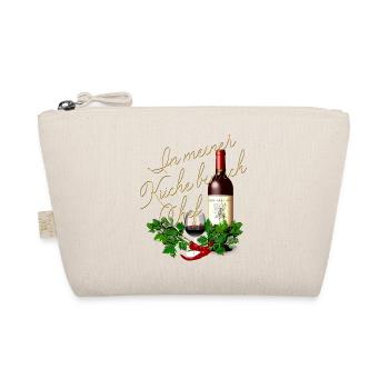 dans ma cuisine Je suis Chef Wine Glass Bottle - Trousse biologique - nature - Devant