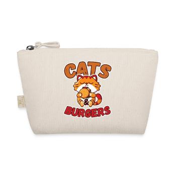 Cats And Burgers - Organic Pouch - nature - Front