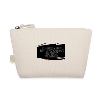 Chaque Jour est une chance de tout changer - Trousse biologique - nature - Devant