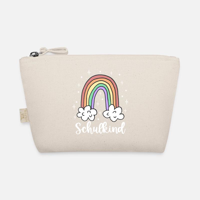 Schulkind Regenbogen Einschulung Geschenk Bio-Täschchen