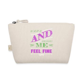 funny quote swim dad tshirts gift valentine - Organic Pouch - nature - Front