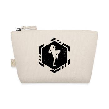 Thaiboxer Thaiboxen Damen Herren Thaibox Thaiboxin - Bio-Täschchen - Natur - Vorne