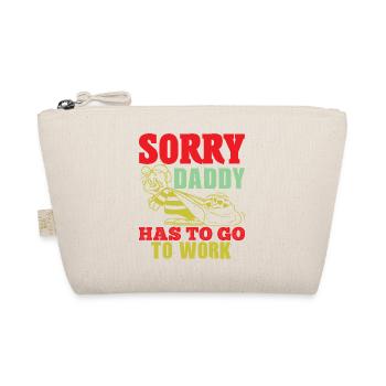 SORRY PAPA MUSS LUSTIG ZUR ARBEIT GEHEN - Bio-Täschchen - Natur - Vorne