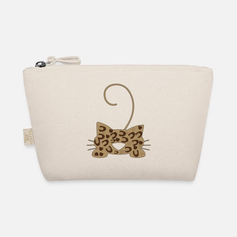 Leopard mask, leopard mask Organic Pouch
