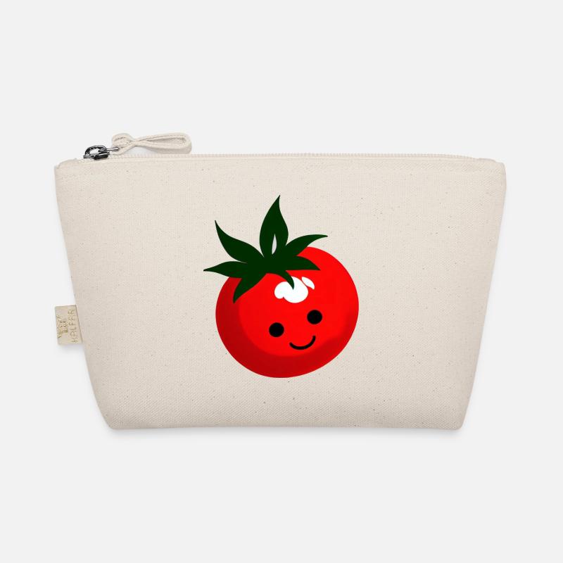 Tomaten Comic Tomate süß Cartoon 17 - Bio-Täschchen - Natur