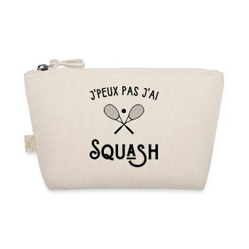 je peux pas j'ai squash - Trousse biologique - nature - Devant
